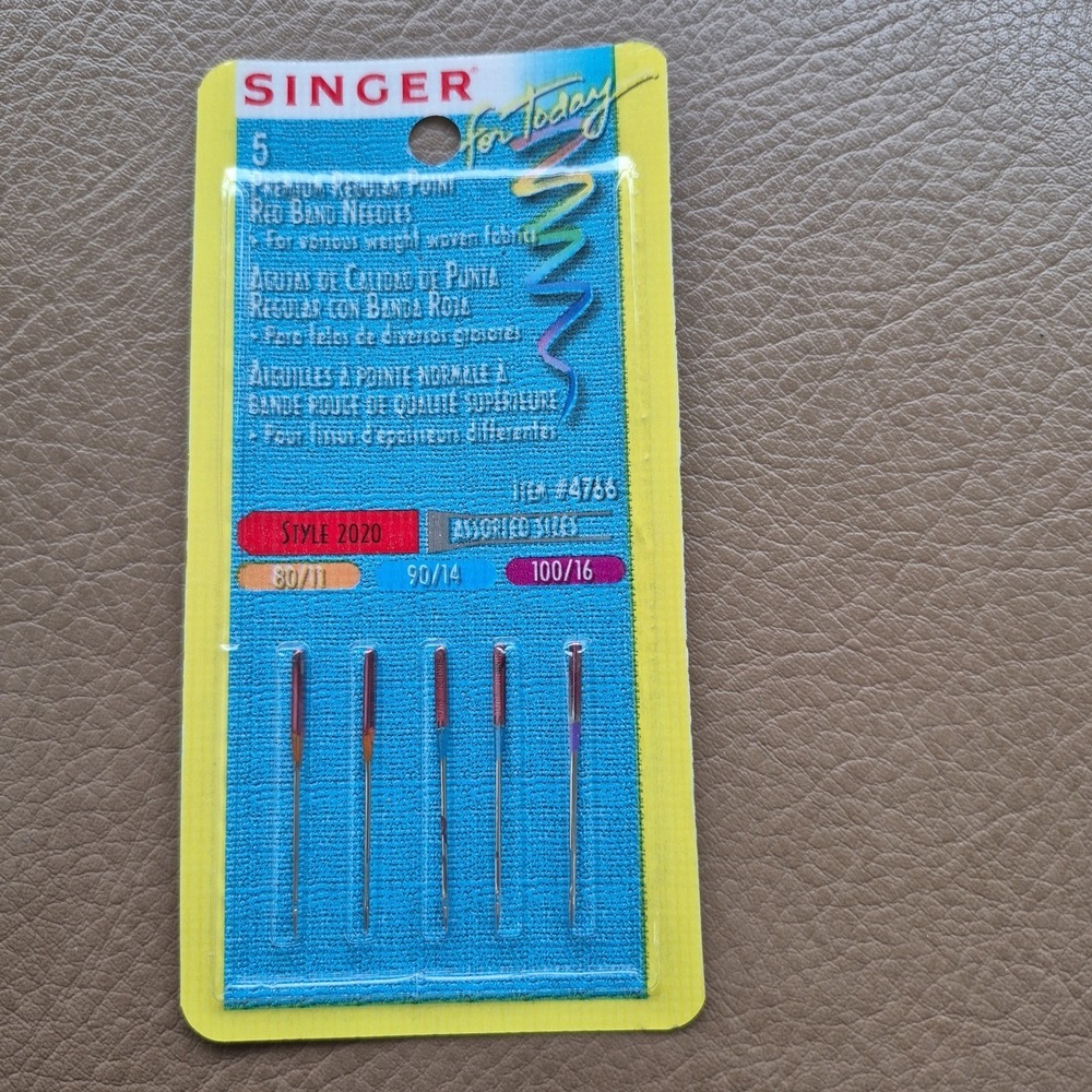 Vintage Singer Red Band Needles Style 2020 Assorted Sizes Item #4766